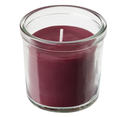 СТЕРТСКОН STОRTSKОN Ароматическая свеча в стекле, ягоды/красная, 20 часов