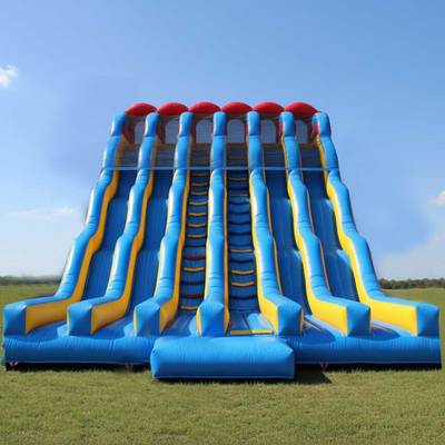 Надувная водная горка «Волны радости» 10*8*5,5 м