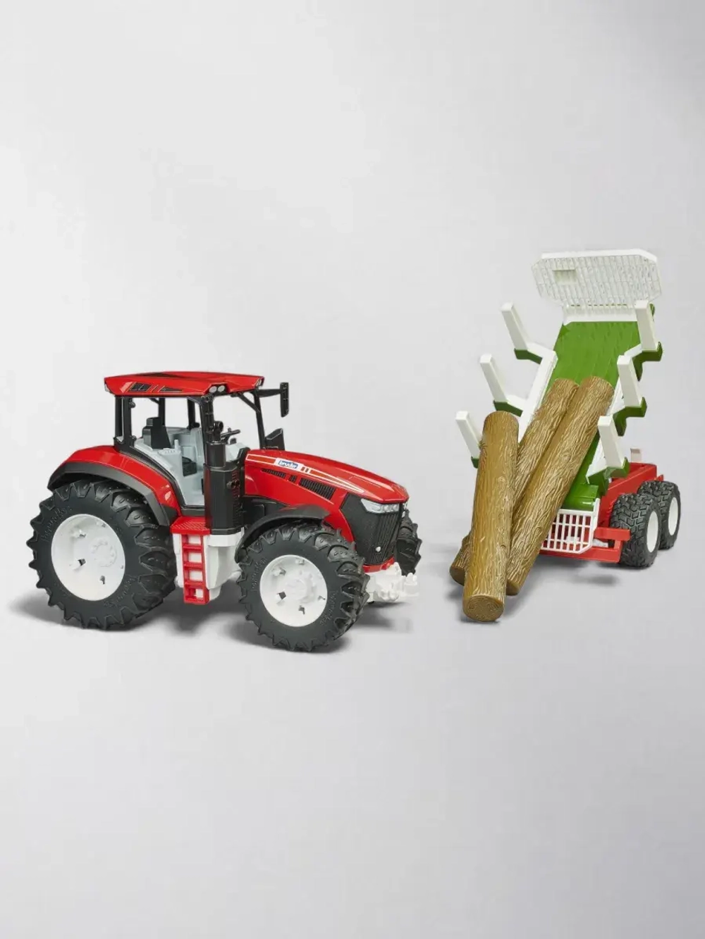 Трактор Брудер Roadmax с прицепом и 3 стволами 03453