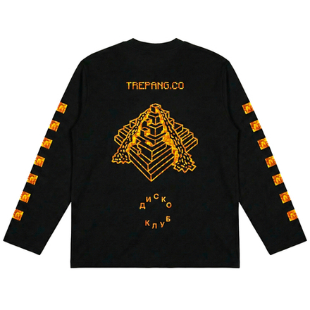 Лонгслив Диско Клуб x Winline x Trepang.co черный