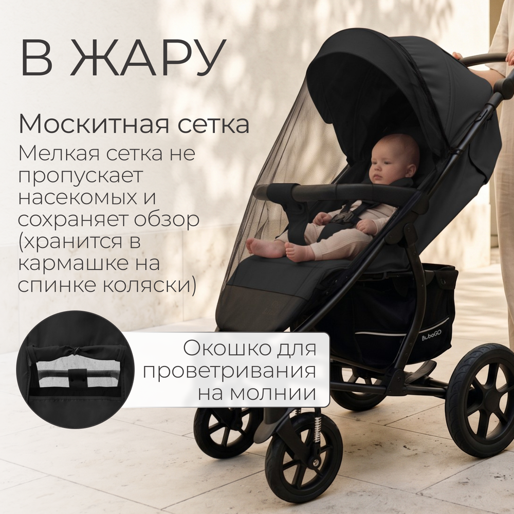 Прогулочная коляска BubaGO Model ONE