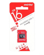Micro SDHC карта памяти 16ГБ SmartBay Class 10 UHS-I