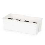 Кашпо на перила 585х200 большое (белый)