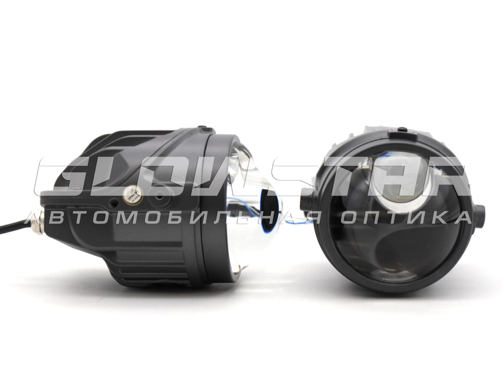 Билед ПТФ модули Aozoom M8 2025, 3.0 дюйма, универсальное крепление, 2 чипа, 5500K, 12V, 28W/53W (комплект, 2шт)