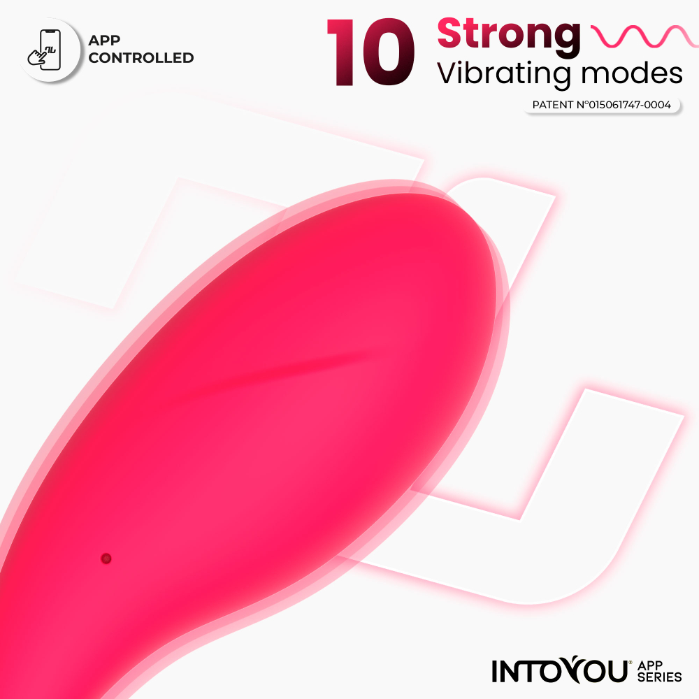 INTOYOU BULBY - Интерактивное виброяйцо, розовое