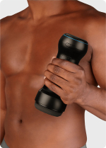 Компактный мастурбатор + интерактивная насадка Kiiroo Feel Pocket Stroker + Power Blow Combo Black