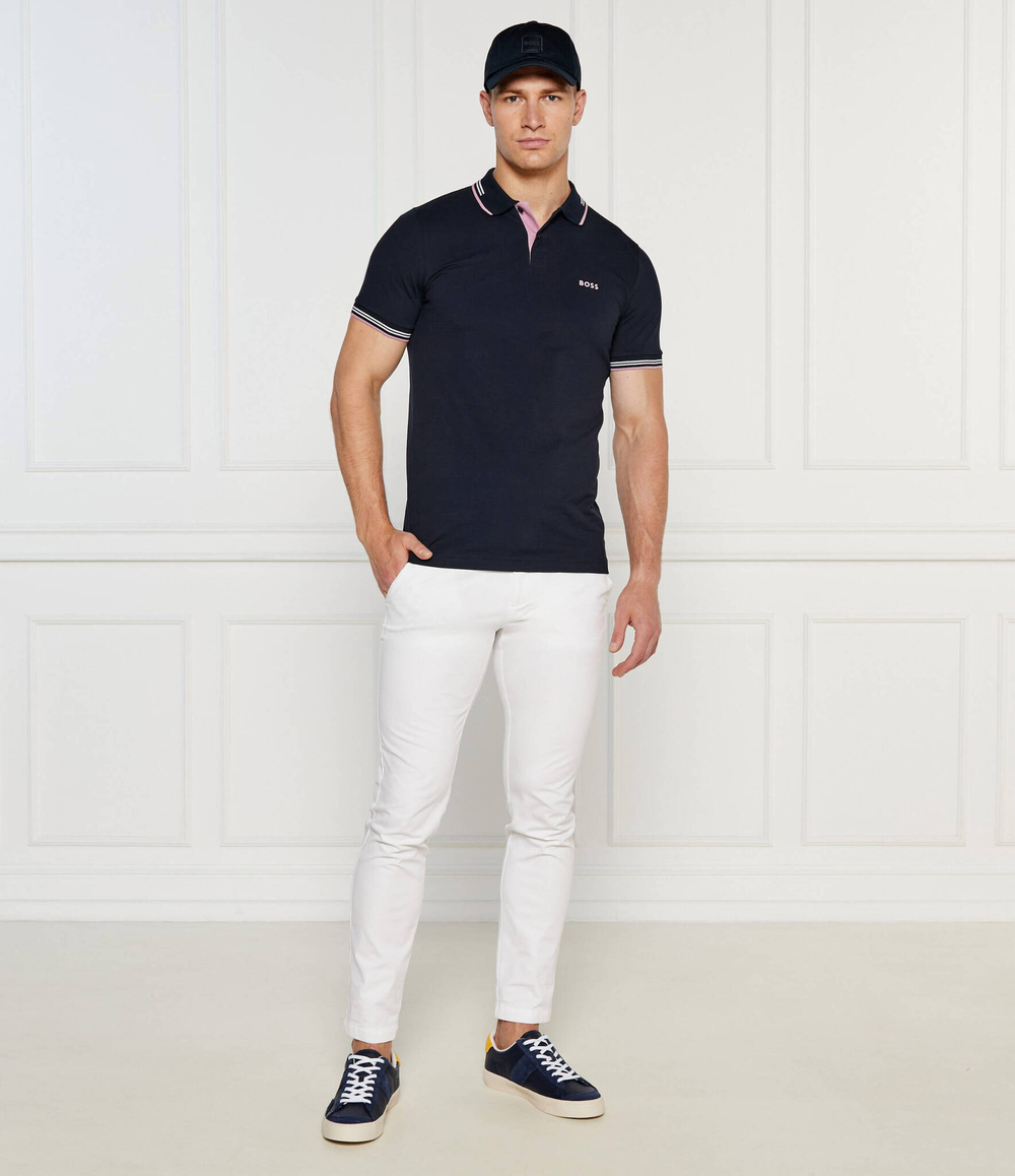 Поло Paul BOSS GREEN - темно-синий(50506193)