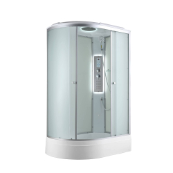 Душевая кабина AvaCan (АваКан) C3012R LED со средним поддоном, с ГМ, с электрикой и LED освещением, 120х80х215