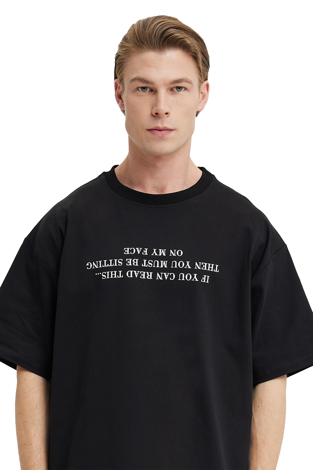 Футболка оверсайз с принтом