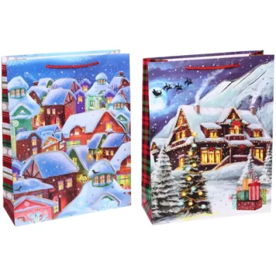 Пакет подарочный «Лучшие друзья» 31*40*12 см, микс