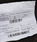 Костюмно-плательный смесовый твид букле (Piacenza, 55%шерсть/11%полиамид/34%вискоза, Темный мускат с золотой пылью/крупная елочка, 152, 336 гр/м2)