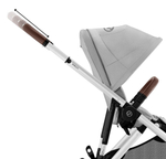 Прогулочная коляска Cybex Gazelle S SLV Lava Grey с корзиной