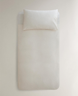 Пододеяльник Zara Home, лён 55%, хлопок 45%, однотонный, 2645/088