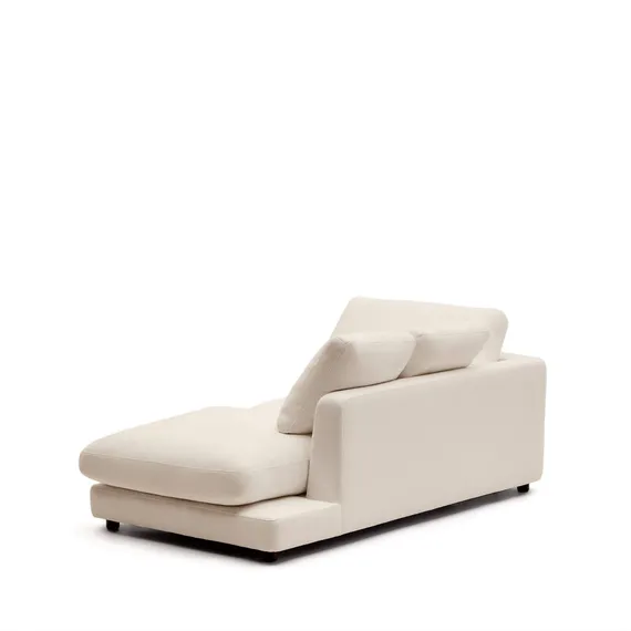 Кушетка Gala с правым подлокотником бежевая, 193х105 см