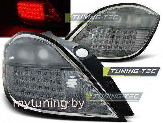 Задние фонари smoke led для Opel Astra H 5D