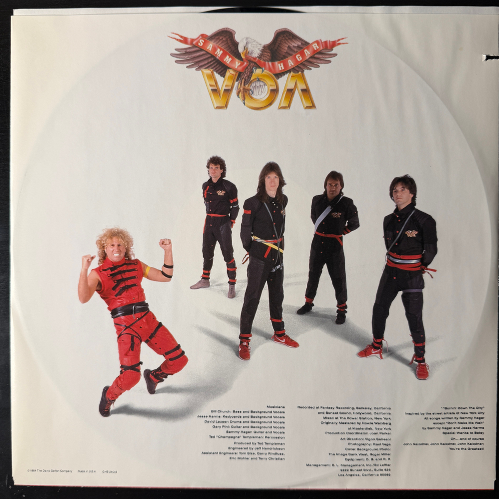 Виниловая пластинка Sammy Hagar - VOA LP