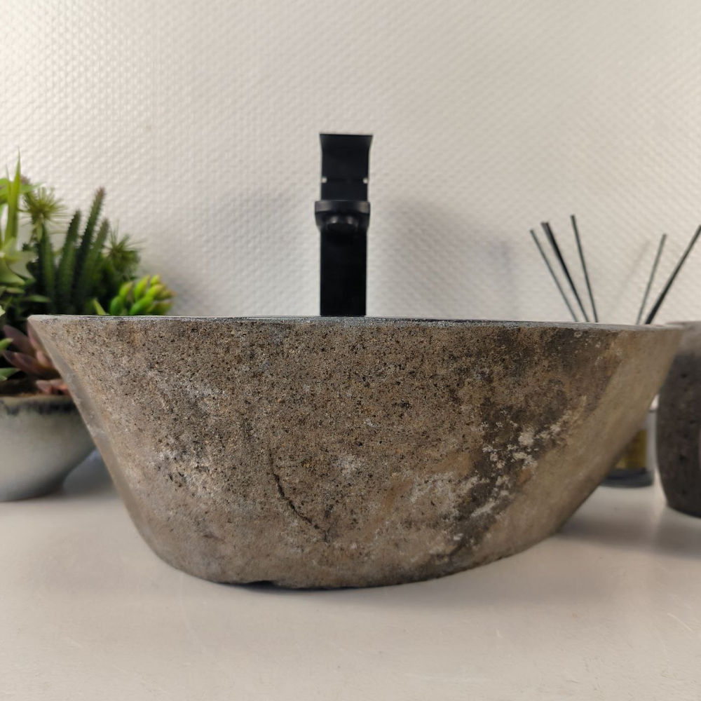 Раковина из речного камня RS-65451 42*30*15 0856