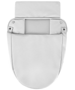 Детская коляска Roan Esso Кожа 3 в 1 с автокреслом Pituso Santiso Pro ESSK/215/1 White/Black/руч.Тем.коричневый