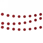 Растяжка «Вечеринка» 2,5 м 5 см Глиттер, (24 штук), красный