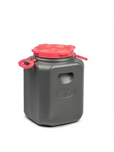 Канистра-бочка (Эконом) с навесными ручками 30 л, (горловина 215 мм) (8330)