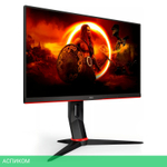 Монитор AOC Q24G2A/BK черный/красный