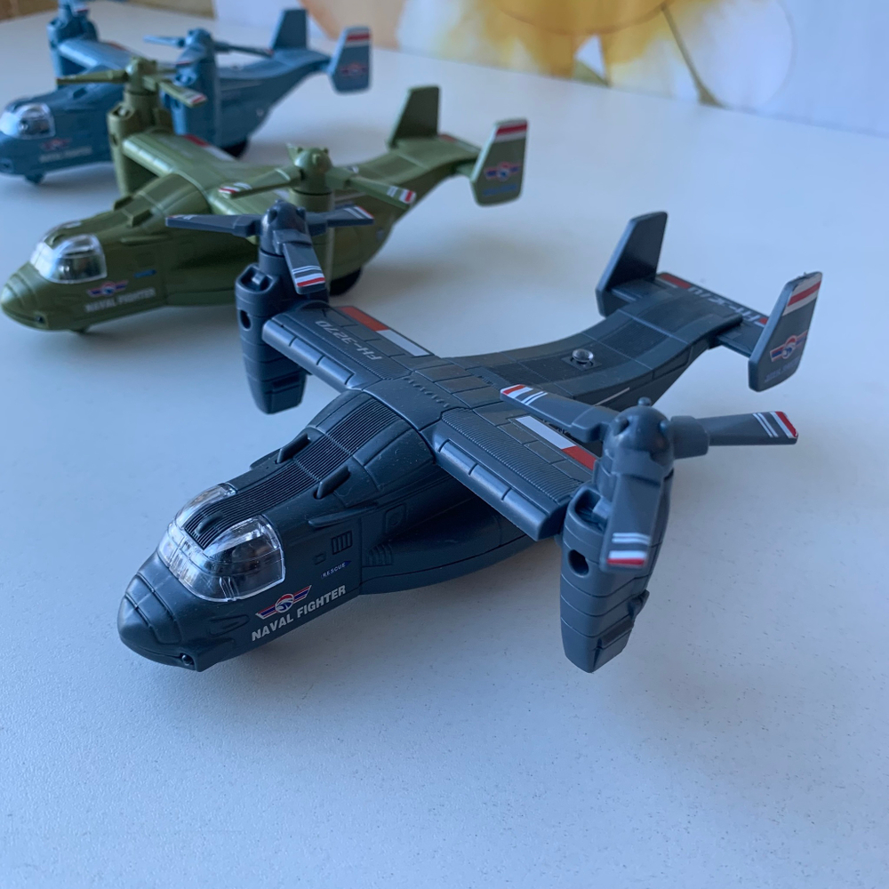 Металлическая модель самолета "Transport Die Cast Plane"