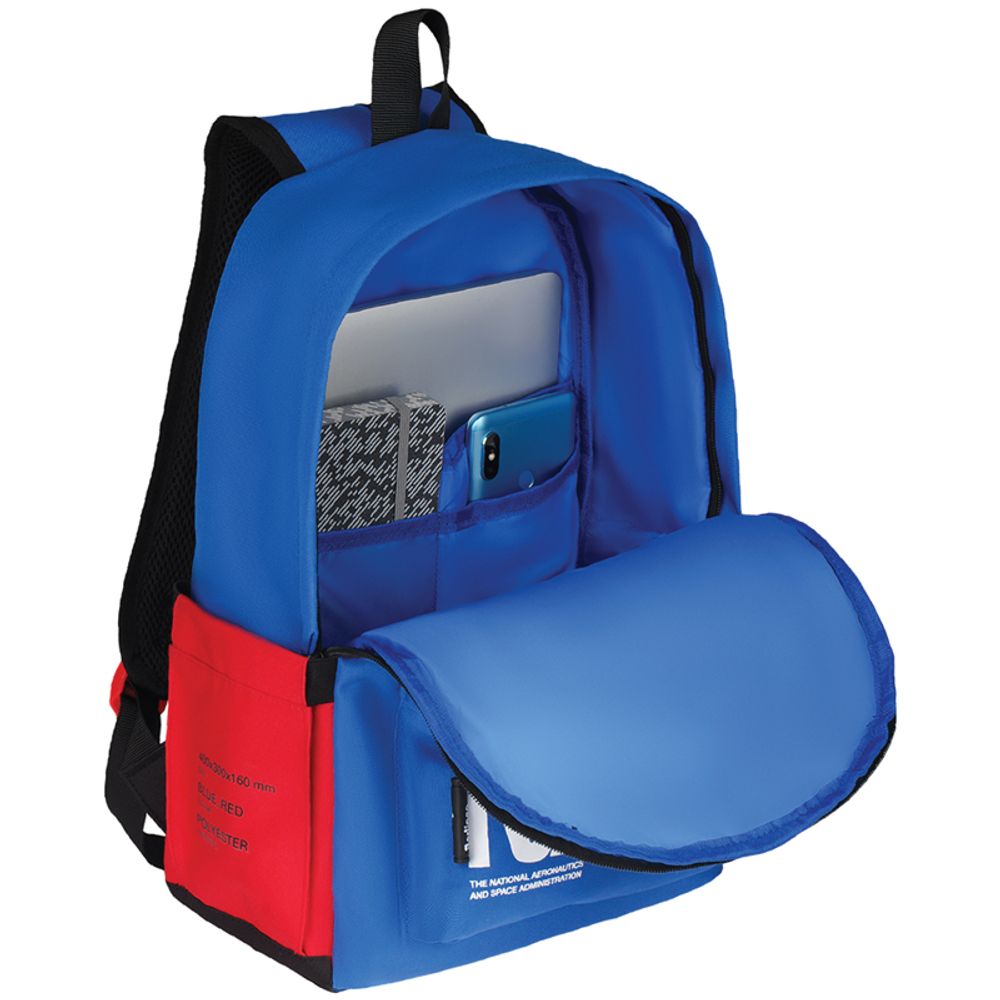 Рюкзак Berlingo Casual "Ad Astra. Blue" 39,5*27*13см, 1 отделение, 3 кармана, уплотненная спинка