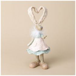 ФИГУРКА ДЕКОРАТИВНАЯ КРОЛИК 9.5X9.5X27СМ