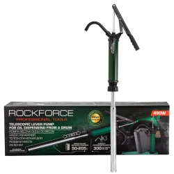 Насос рычажный телескопический для раздачи масла из бочки RockFORCE RF-490W