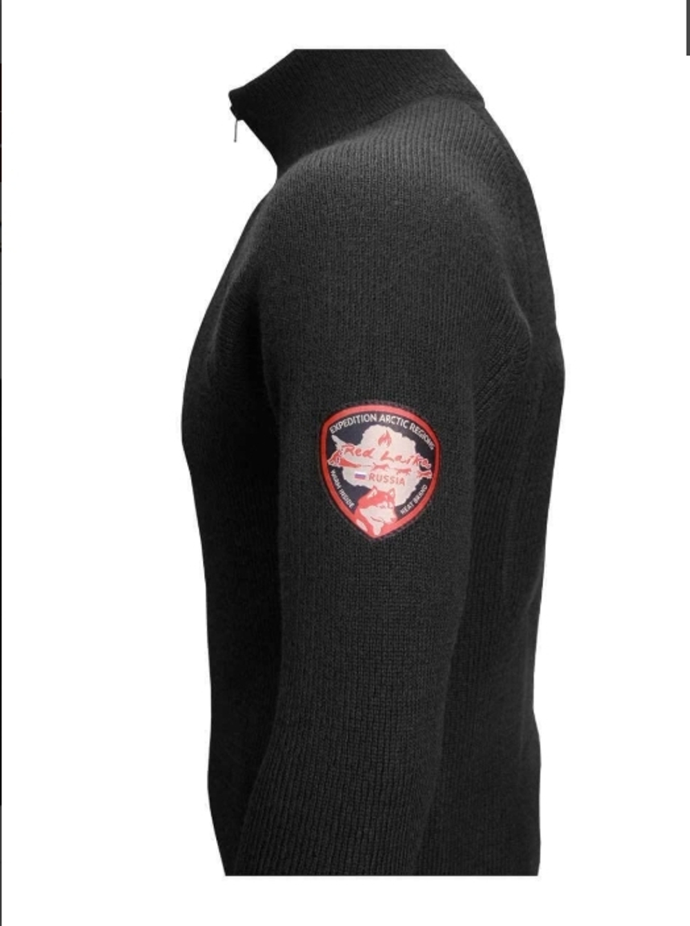 Фуфайка шерстяная с подогревом RedLaika Arctic Merino Wool RL-TM-04 мужская черная