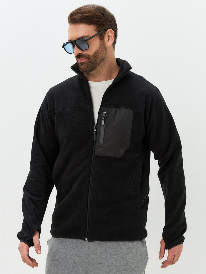 Флисовая толстовка unisex Eiger black