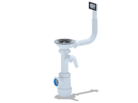Сифон Ани Грот 3 1/2"* 40+пер Ани д/мойки 3 1/2"