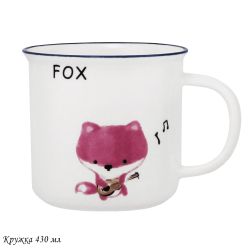 Lenardi 315-012 Кружка 400мл в под.уп.(х48)Фарфор