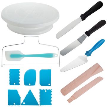 Набор кондитерских инструментов для украшения тортов Kamille KM 7826 (13 предметов)