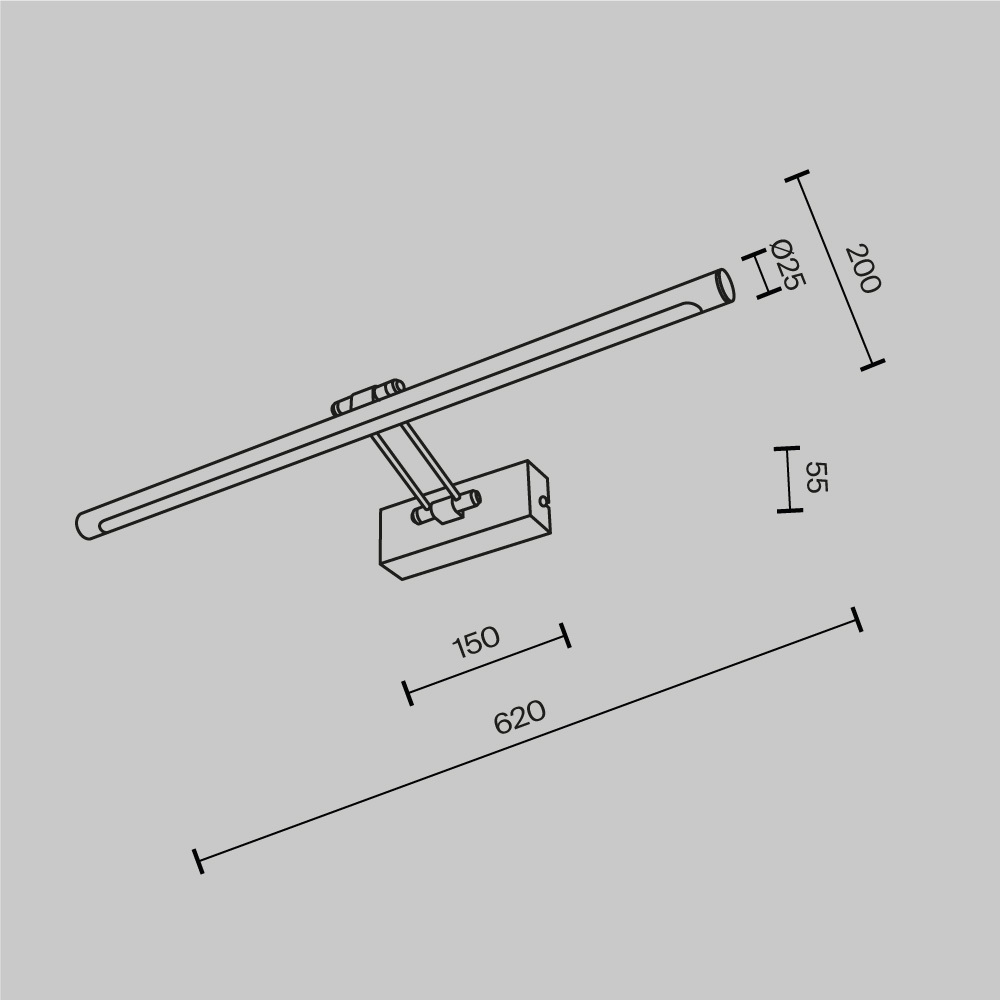 Светодиодная подсветка Maytoni Dazzle MIR267WL-L14CH3K