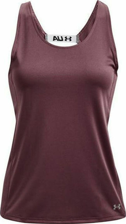 Женский топ теннисный Under Armour Women's UA FlyBy Tank - ash plum/reflective