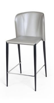 Стул полубарный Albert, кожа тауп