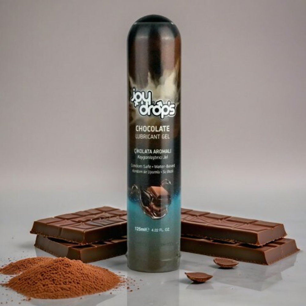 Смазка на водной основе Joydrops "Chocolate" с ароматом шоколада, 125 мл