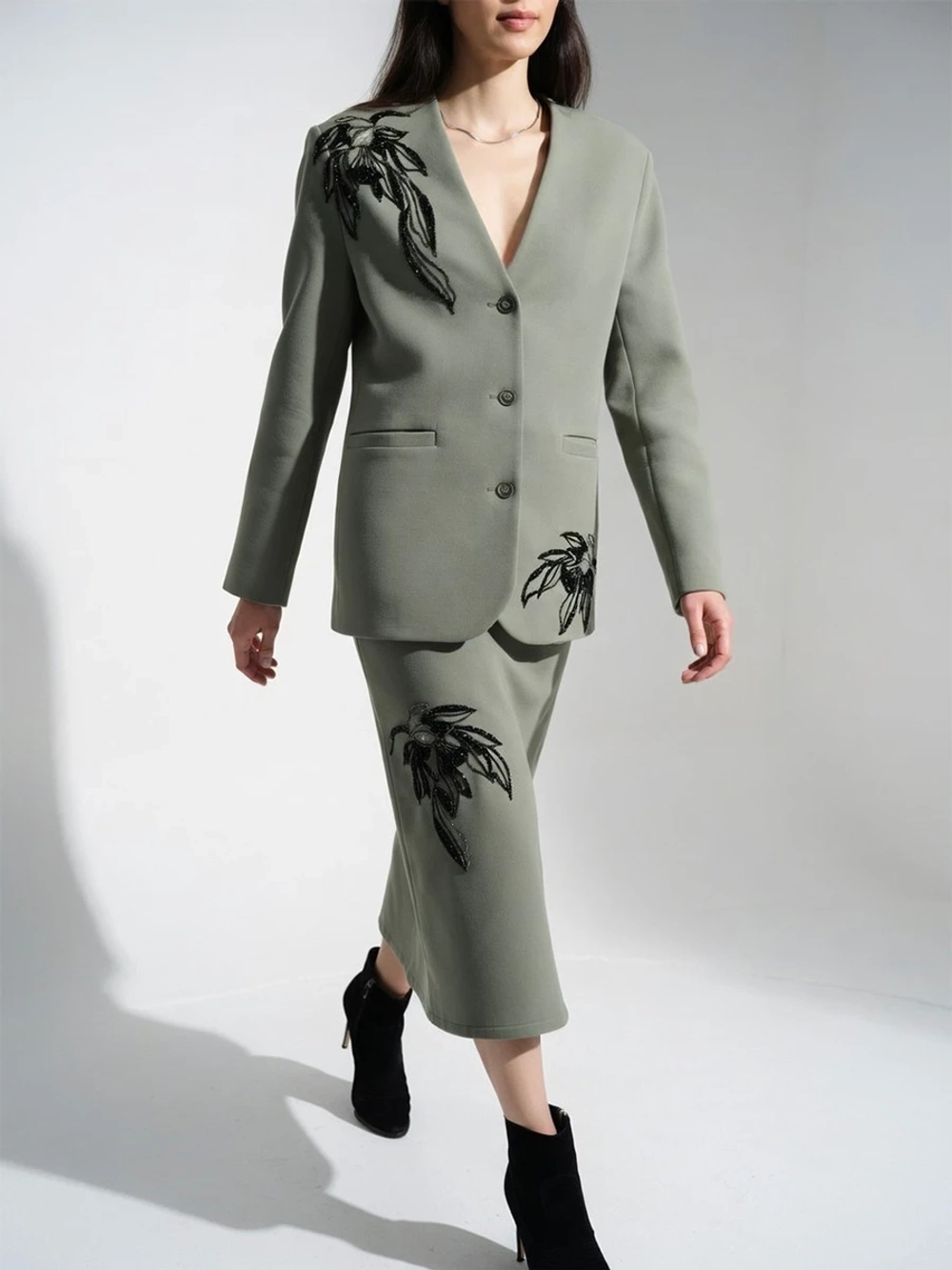 Костюм ЛИЛИЯ, зеленый