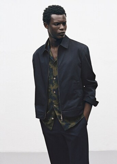 Хлопковая куртка на молнии