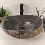 Раковина из речного камня RS-65453 44*36*15 0861