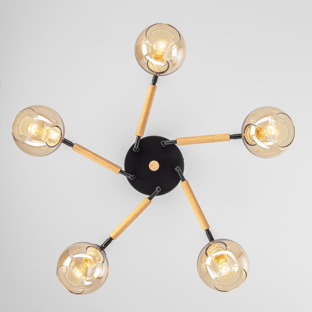 Citilux TIKA CL133151 Люстра поворотная Чёрная