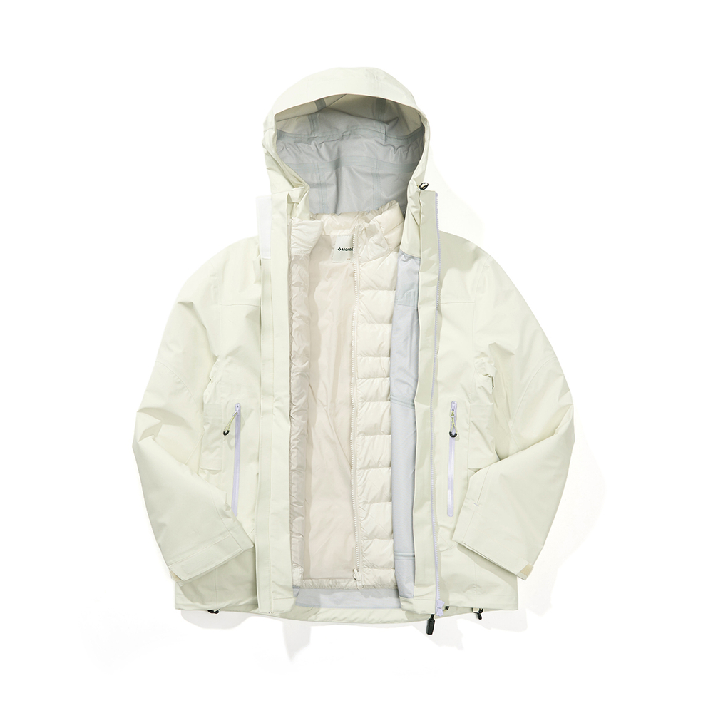 Куртка Nothomme Monterest Women's "Empty Mountain Rain" 3-in-1 C6 Waterproof Hiking Jacket with Detachable Down Vest