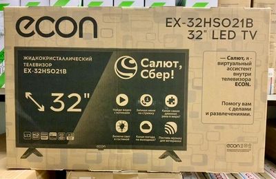 Телевизор Econ EX-32HS021B 81см, HD, LED, Smart TV, OS Салют ТВ 9