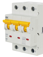 KARAT Автоматический выключатель ВА47-60M 3P C 40А 6кА IEK