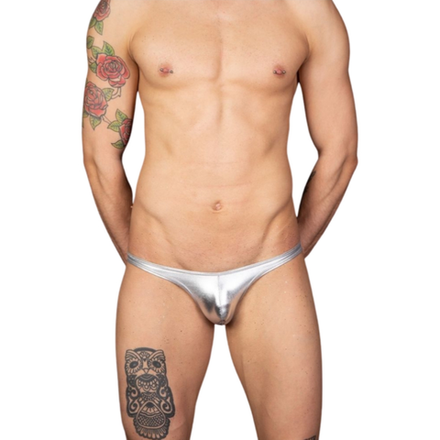 Мужские трусы слипы серебристые Cosmos Colors MR20_S