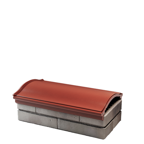 Парапет полимеркомпозитный Monblan 200/225/225 (1 кирпич) красный