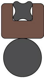 A306 018-007 Поршневое уплотнение 18-7-4,2