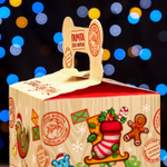 Подарочная новогодняя коробка «Новогодняя посылочка», 10.8×10.8×10.8 см, 9718002