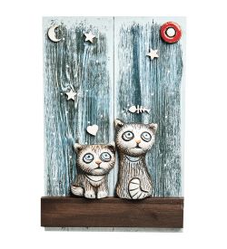 КоКо Шамель KK-724 Панно «Коты» шамот